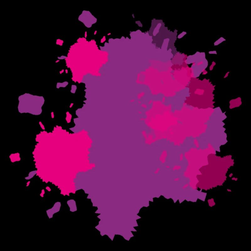 Farbklecks Rosa