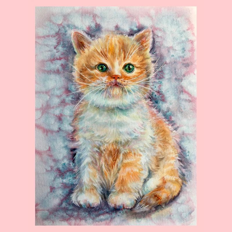 Petit chaton. Mastic.