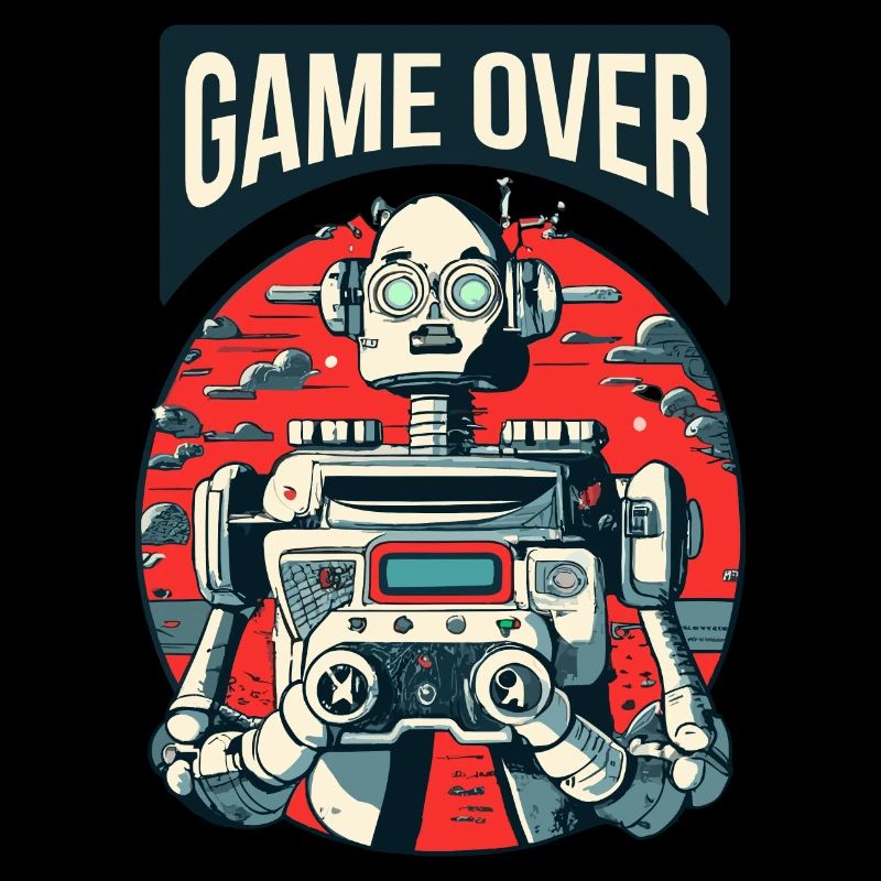 Robot game over
