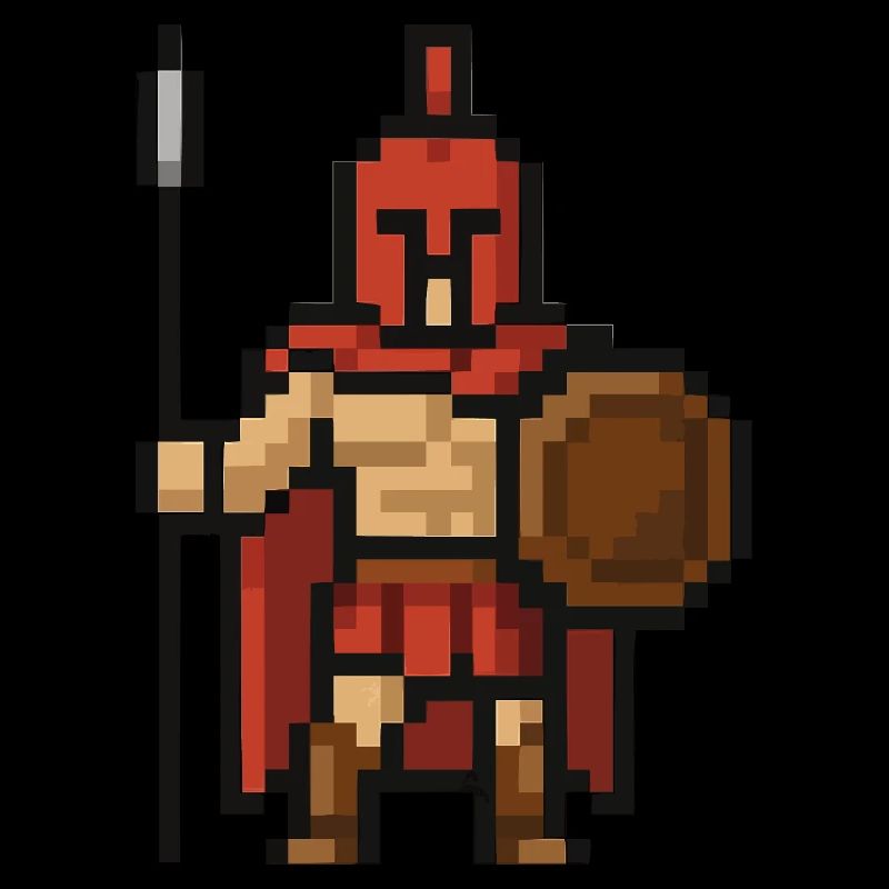Pixel spartiate