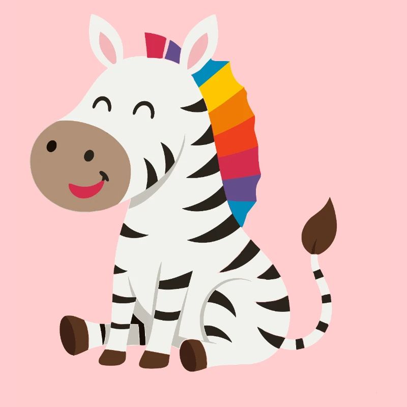 Süßes Zebra Design