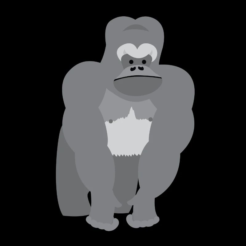 Great ape ridgeback Gorilla