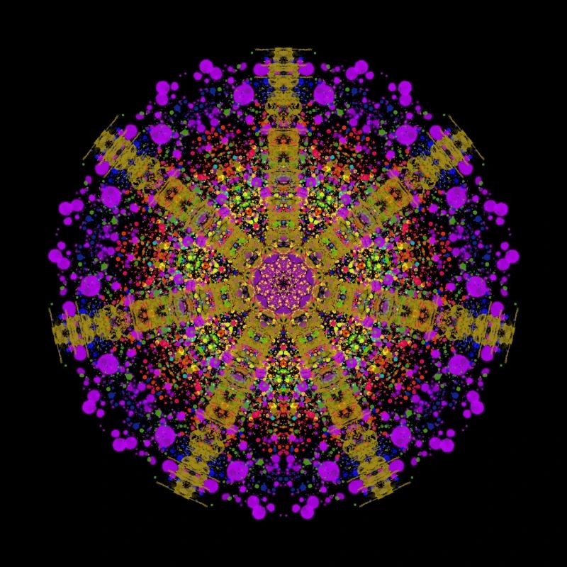 Mandala Psychedelisch 1