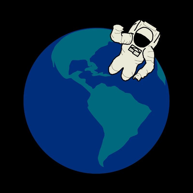 Astronaute, voyage dans l'espace, terre, astronaute, espace
