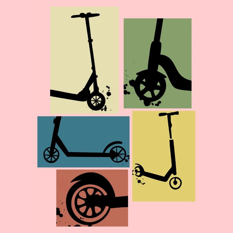 Roller vintage rollerfahrer geschenk