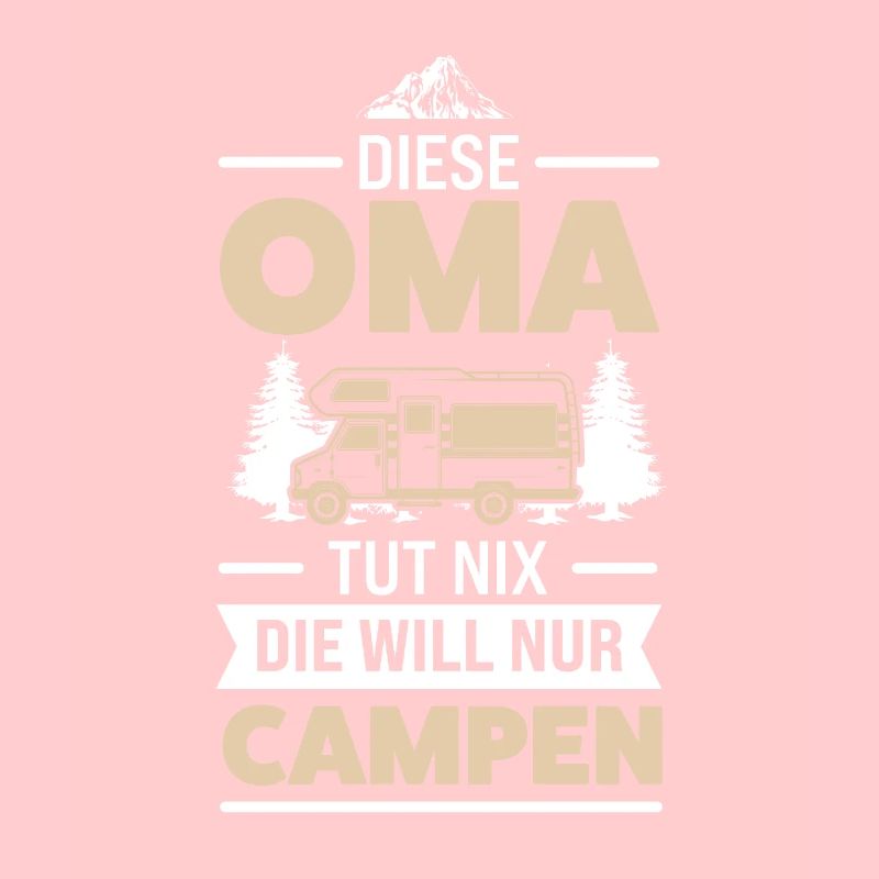 Camping Oma Camper Geschenk