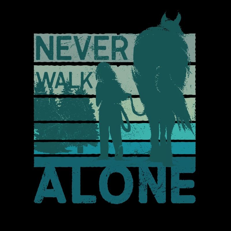 Cheval - ne jamais marcher seul - compagnon fidèle