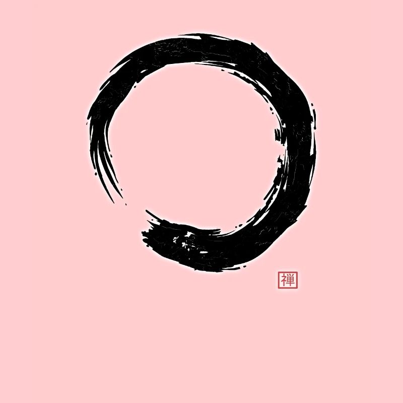 Calligraphie Enso Circle Bouddhisme Zen