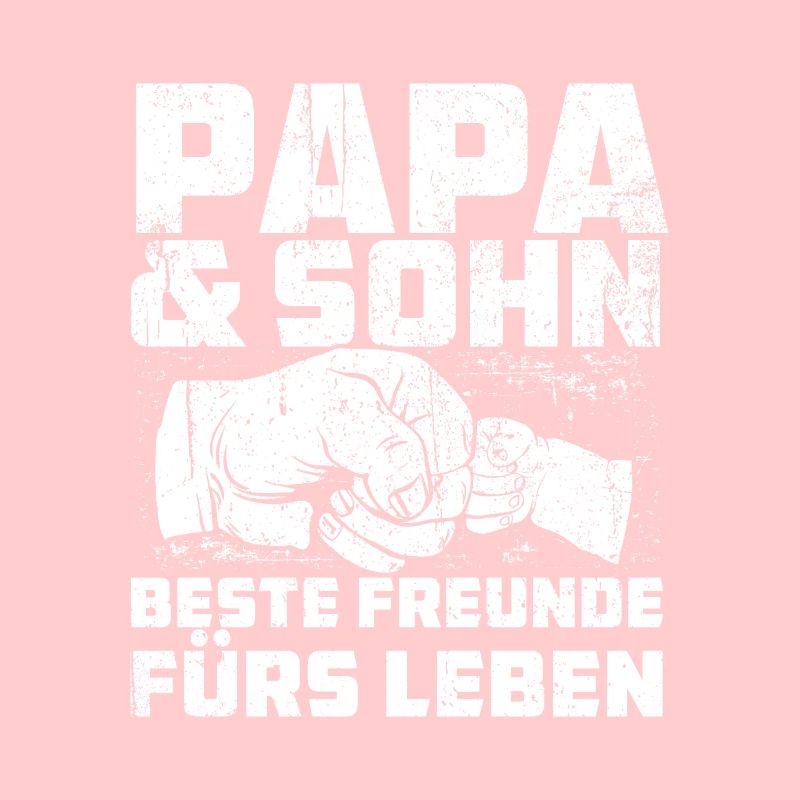 Papa und Sohn beste Freunde