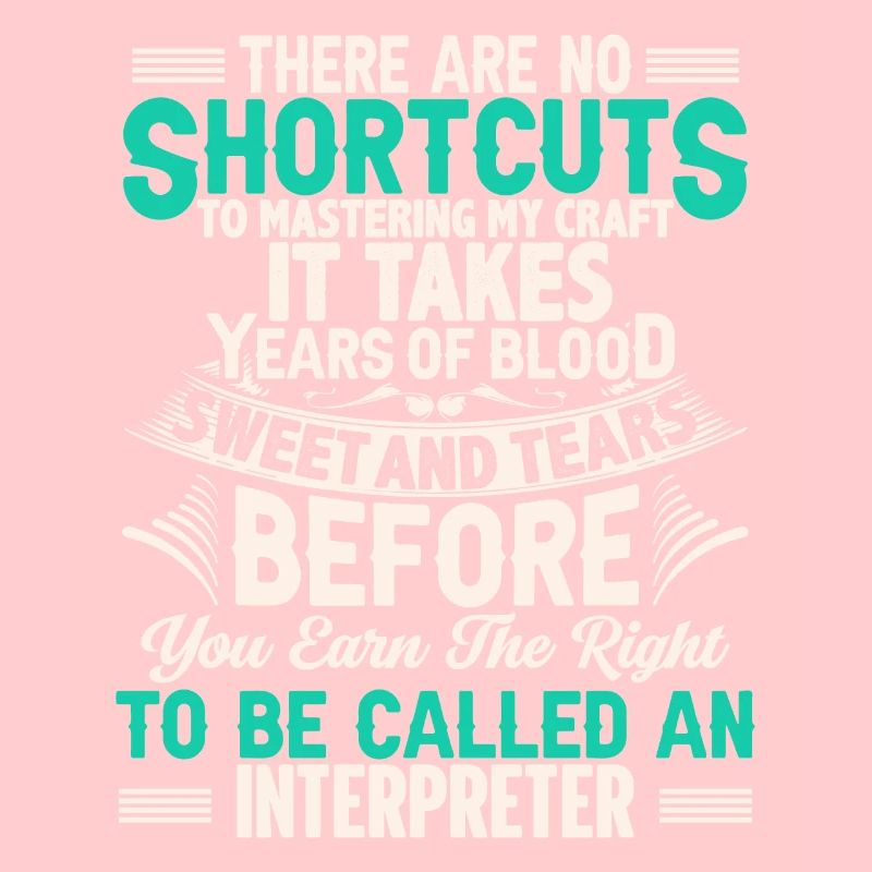 Citation de l’interprète Il n’y a pas de raccourcis Interpréter