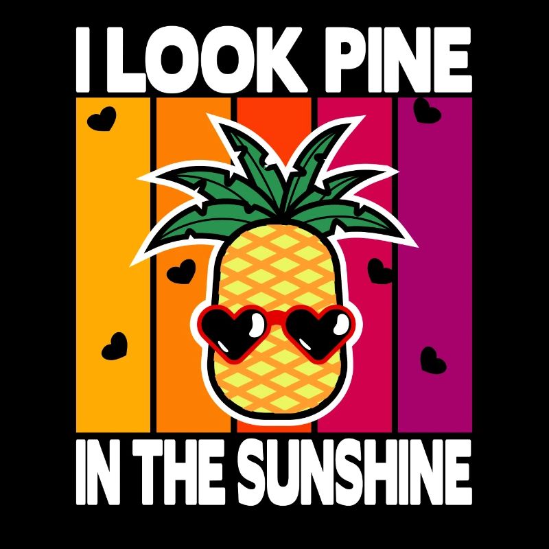 Je regarde le pin au soleil