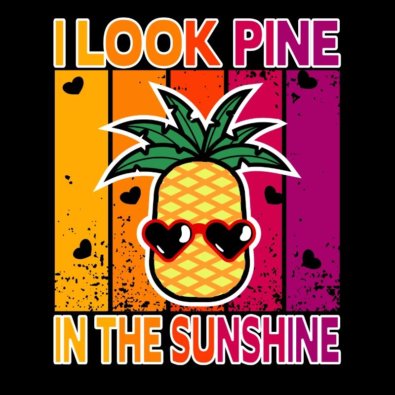 Je regarde le pin au soleil
