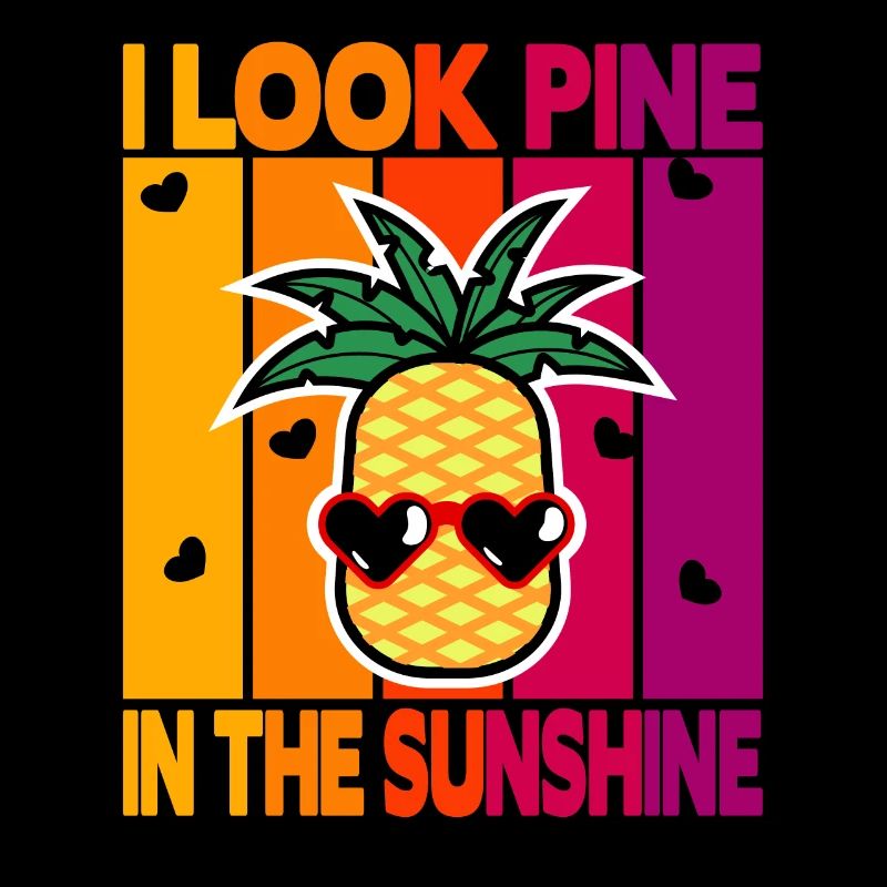 Je regarde le pin au soleil