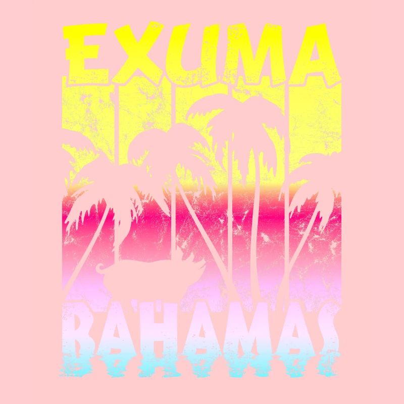 Vintage Exuma Bahamas Pig