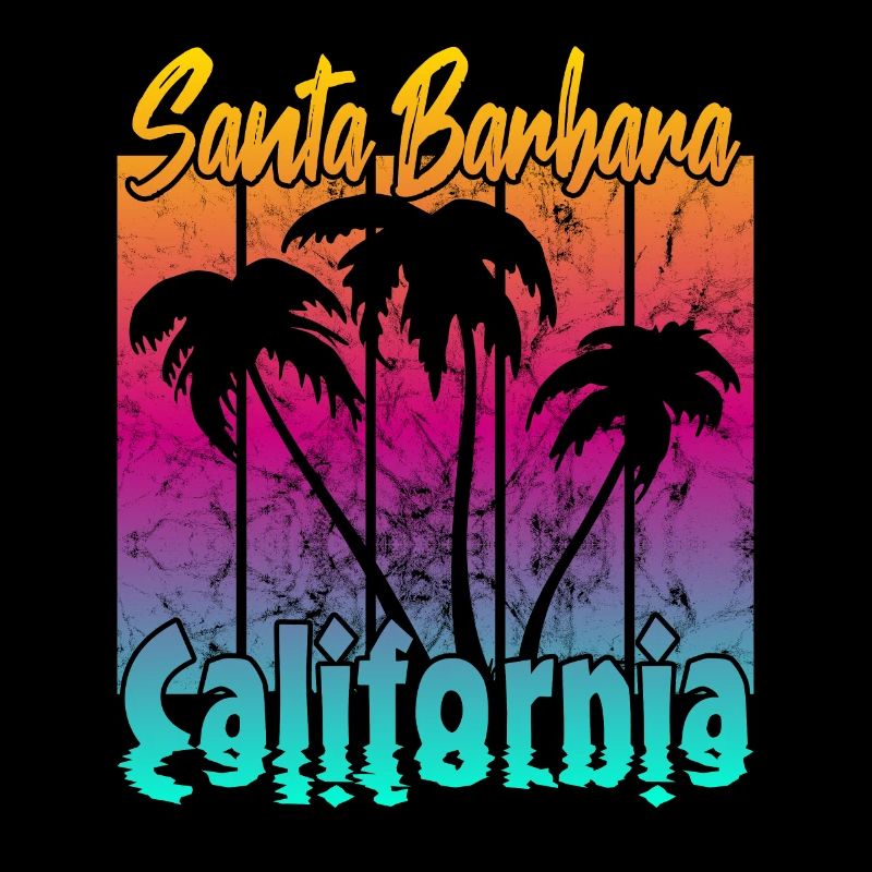 Vintage Santa Barbara Coucher de soleil