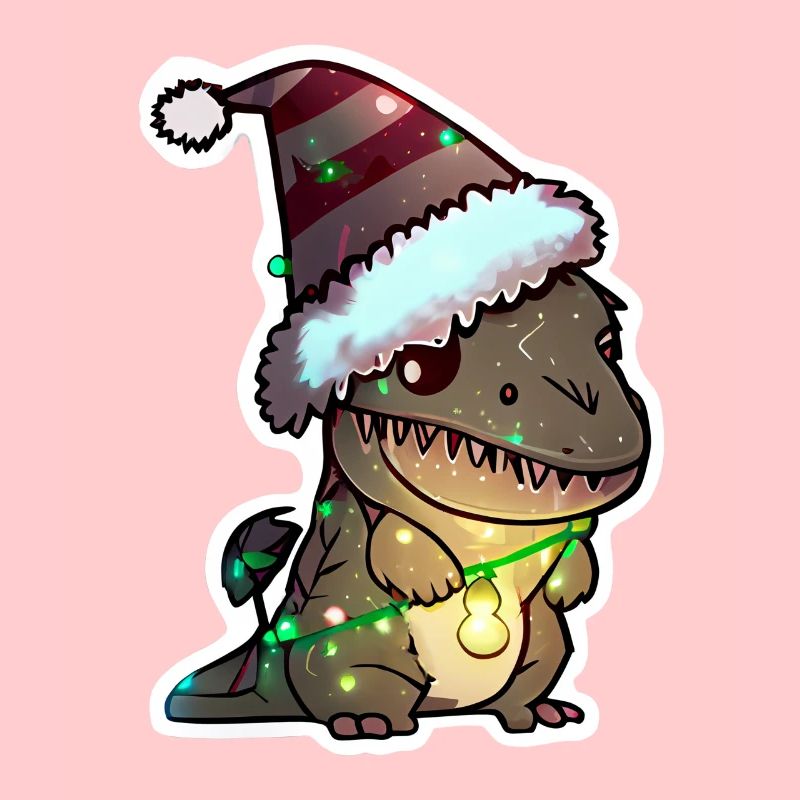 weihnachtsdinosaurier, geschenk,