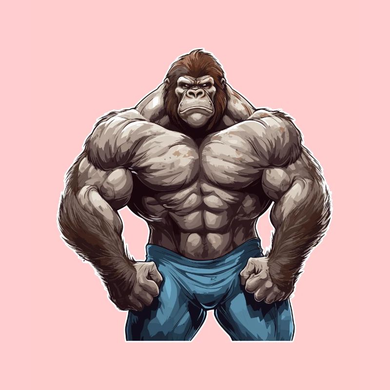 Bodybuilder Gorilla