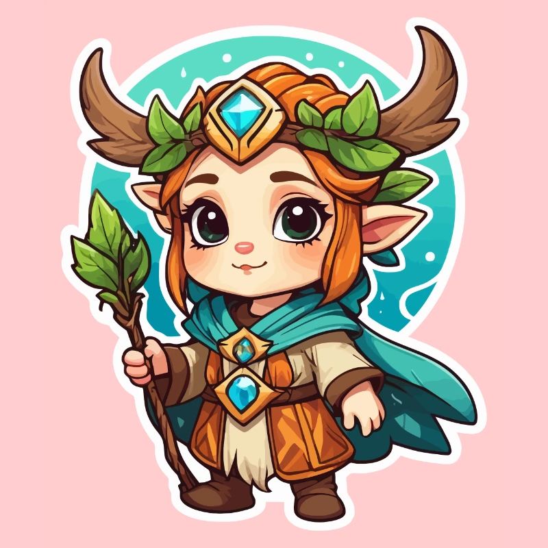 Druide Mignon Illustration