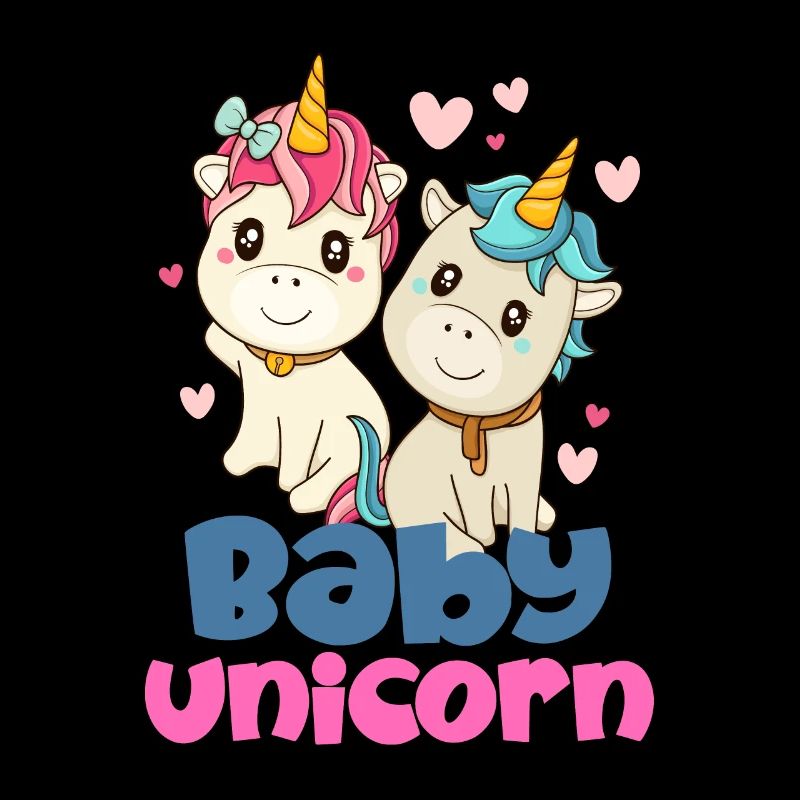 Bébé Einhorn Licorne