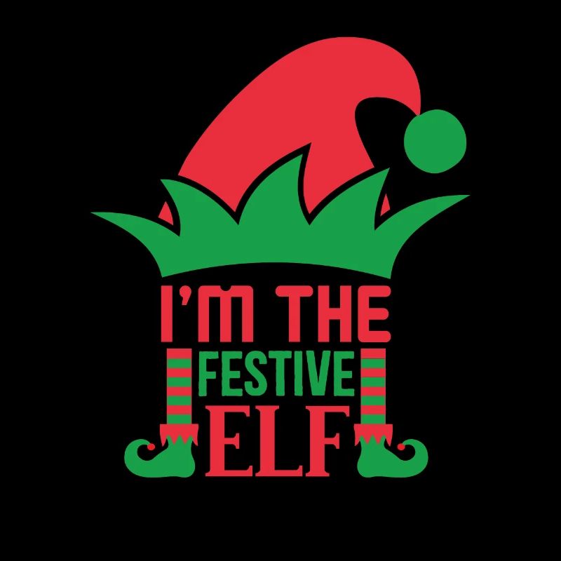 Ich bin der festliche Elf Ugly Christmas Sweater