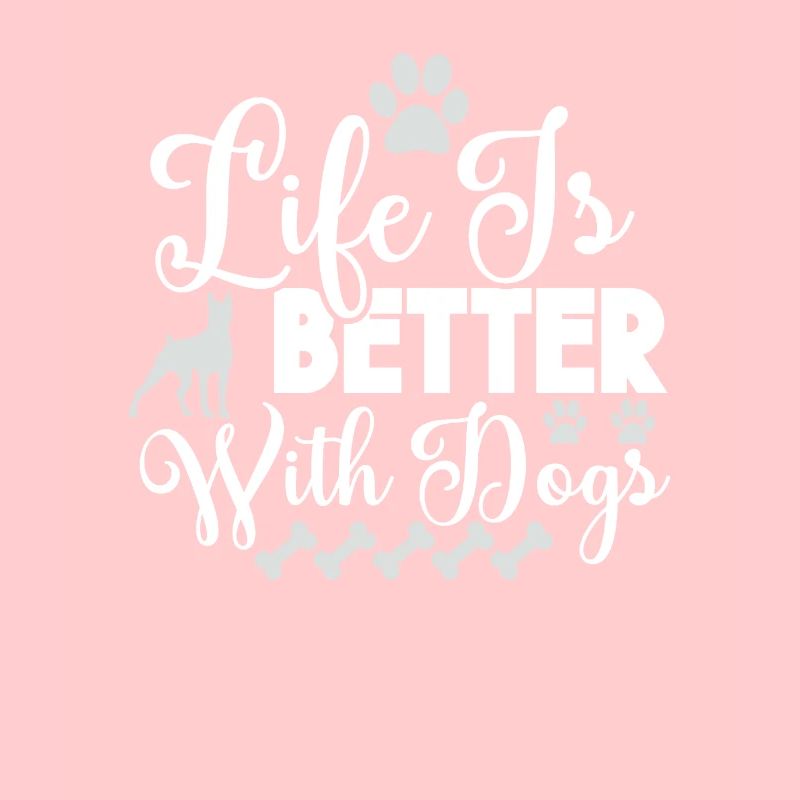 Das Leben ist besser mit Hunden