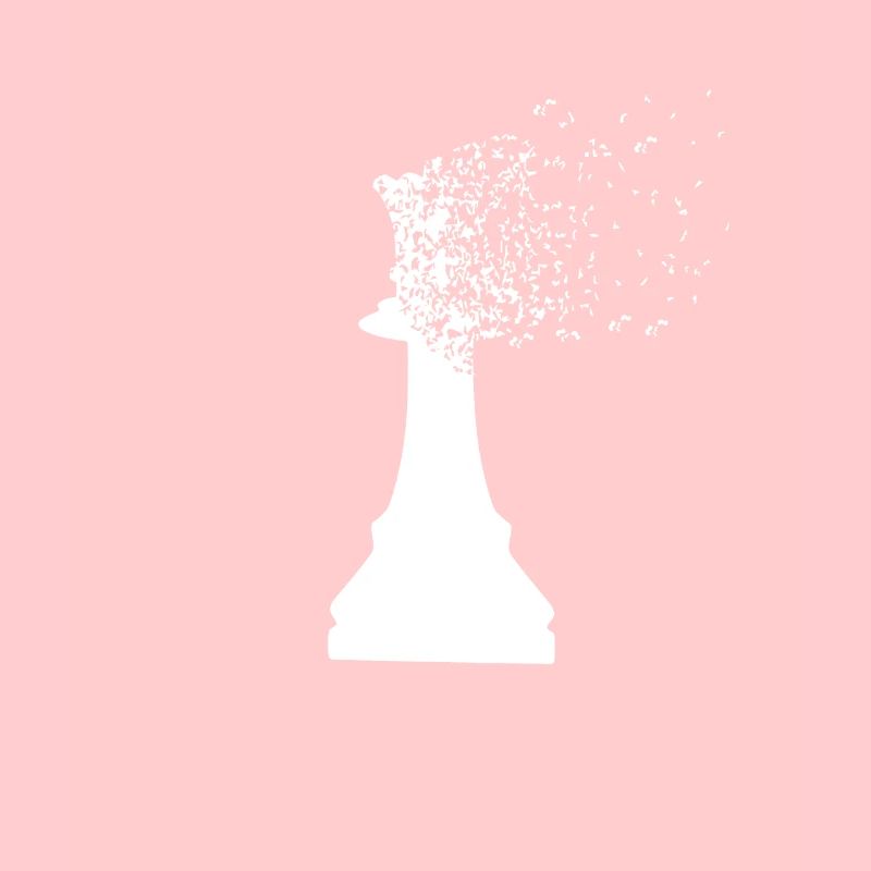 Chess queen king dispersion