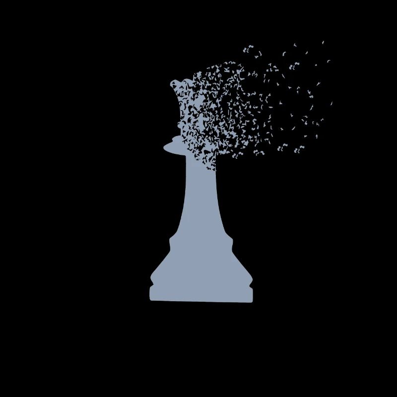 Dispersion du roi roi des échecs