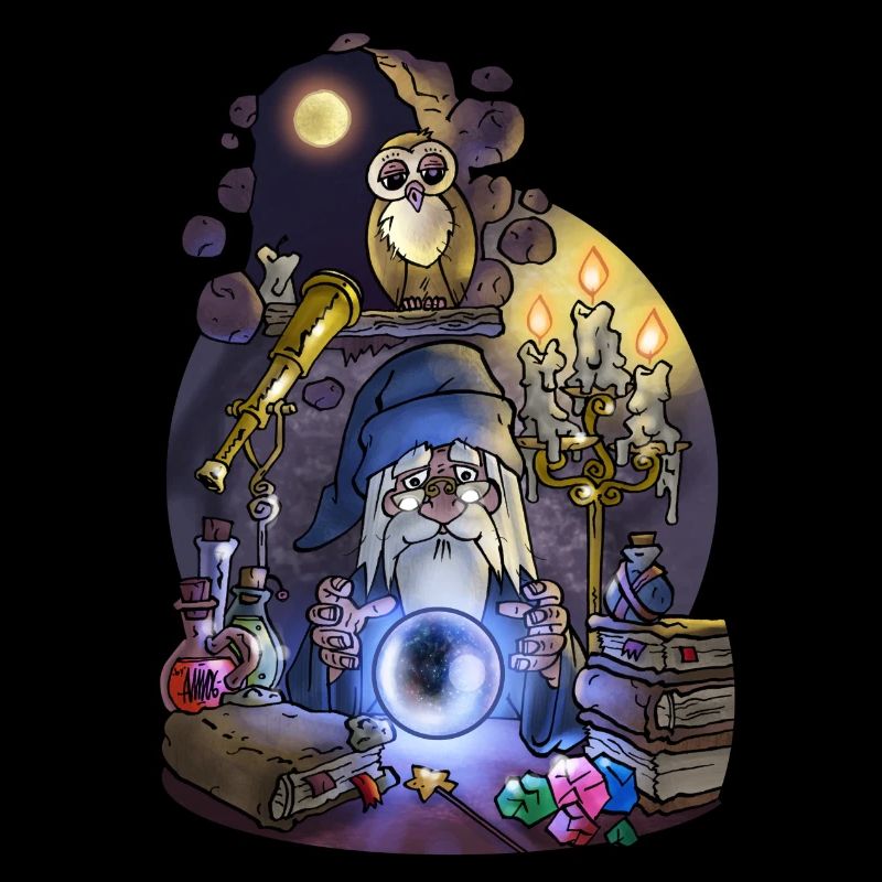 Geschäftiger Zauberer