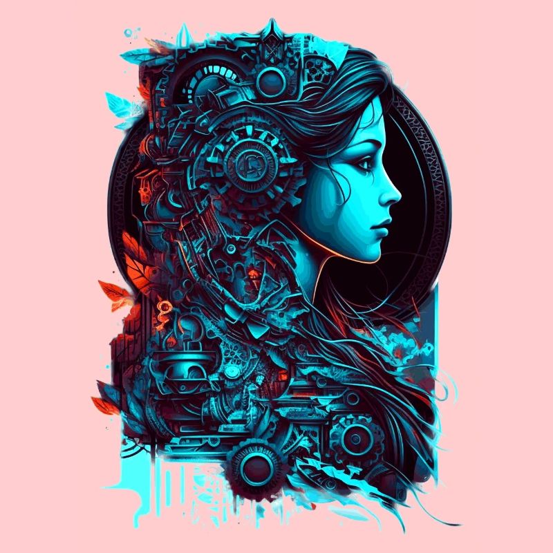 Steampunk in retro-futurism with technology