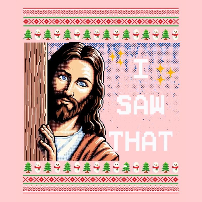Ugly Hässlicher Weihnachtspulli Jesus Meme