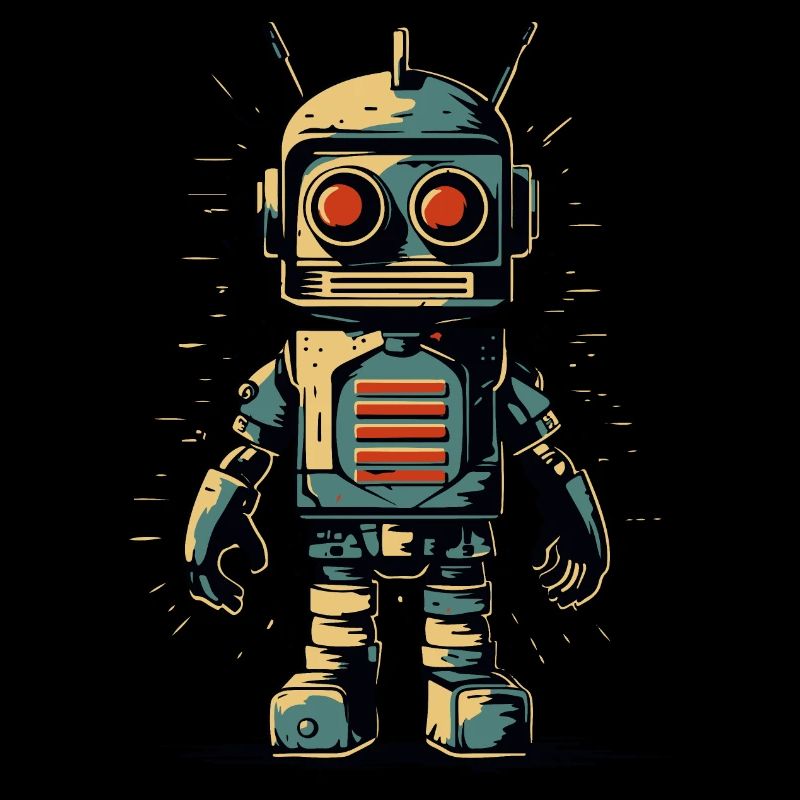 Retro Style Robot