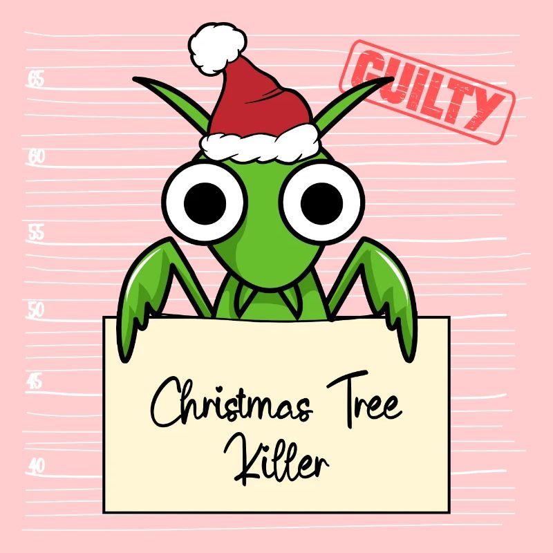 Weihnachtsbaum Umschubser Gottesanbeterin