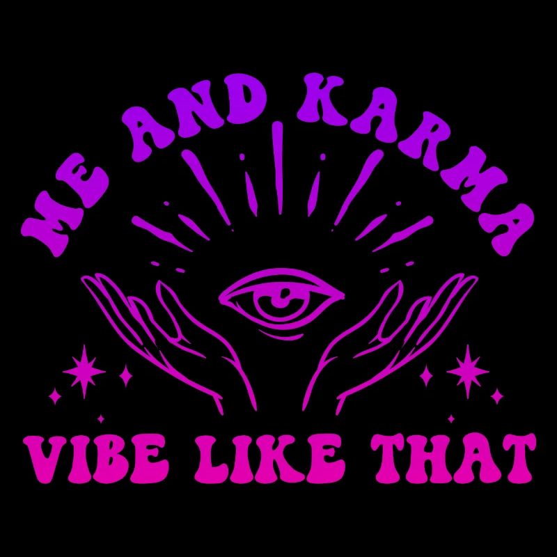 Moi et Karma Vibe Comme ça Le karma est un chat
