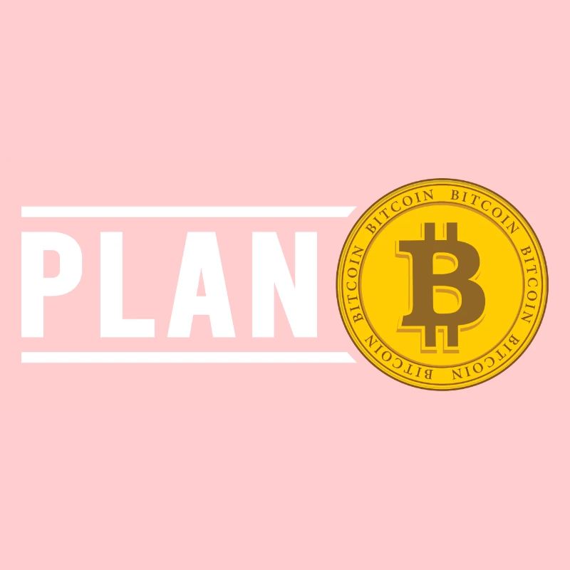 Bitcoin Plan B BTC Satoshi Crypto Hodl Maximalist