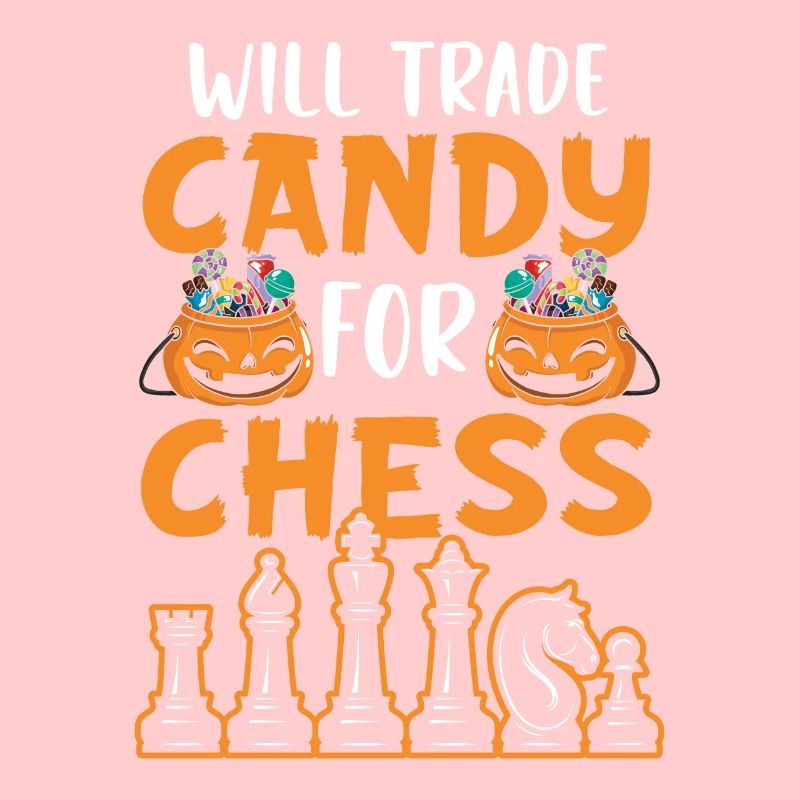 Schach Halloween Süßes oder Saures Schachbrettspiel