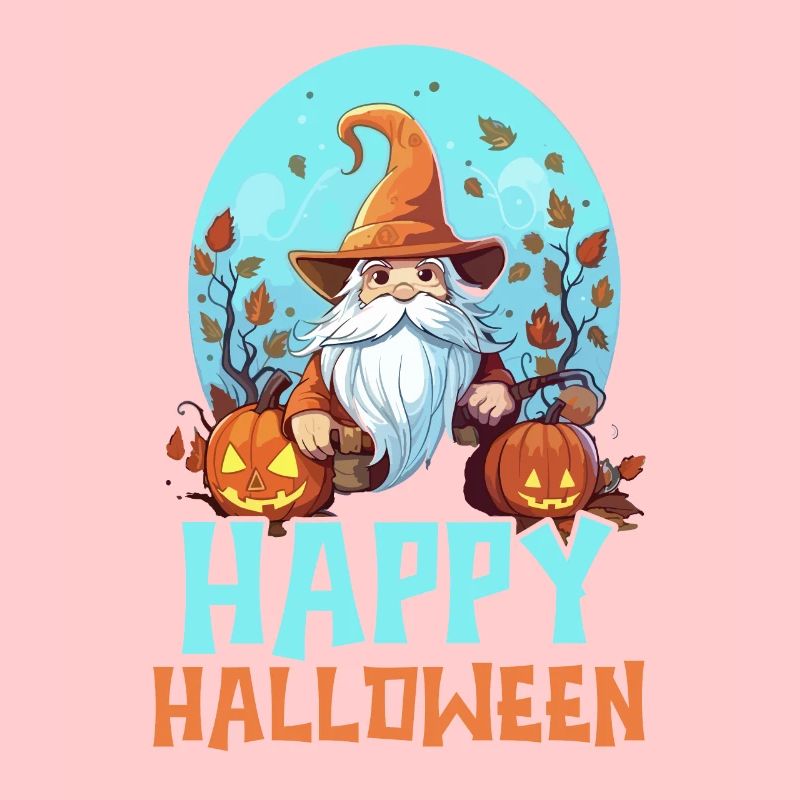 Gartenzwerg Halloween Süßes oder Saures Gärtner