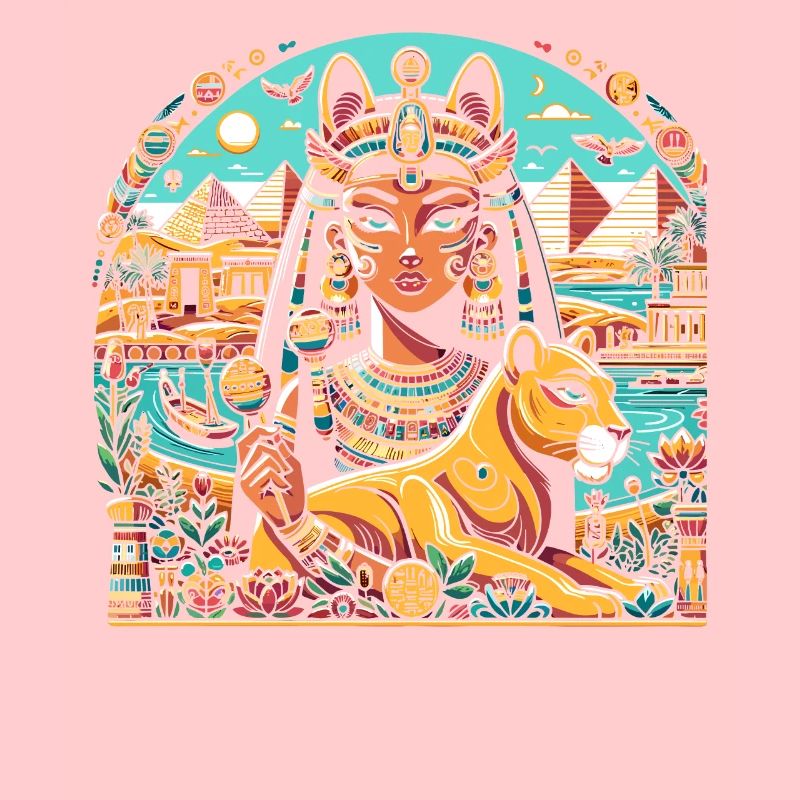 Bastet Déesse égyptienne Égypte Pyramide Égypte