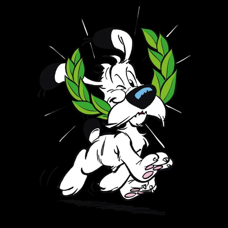 Asterix & Obelix Idefix Mit Lorbeerkranz