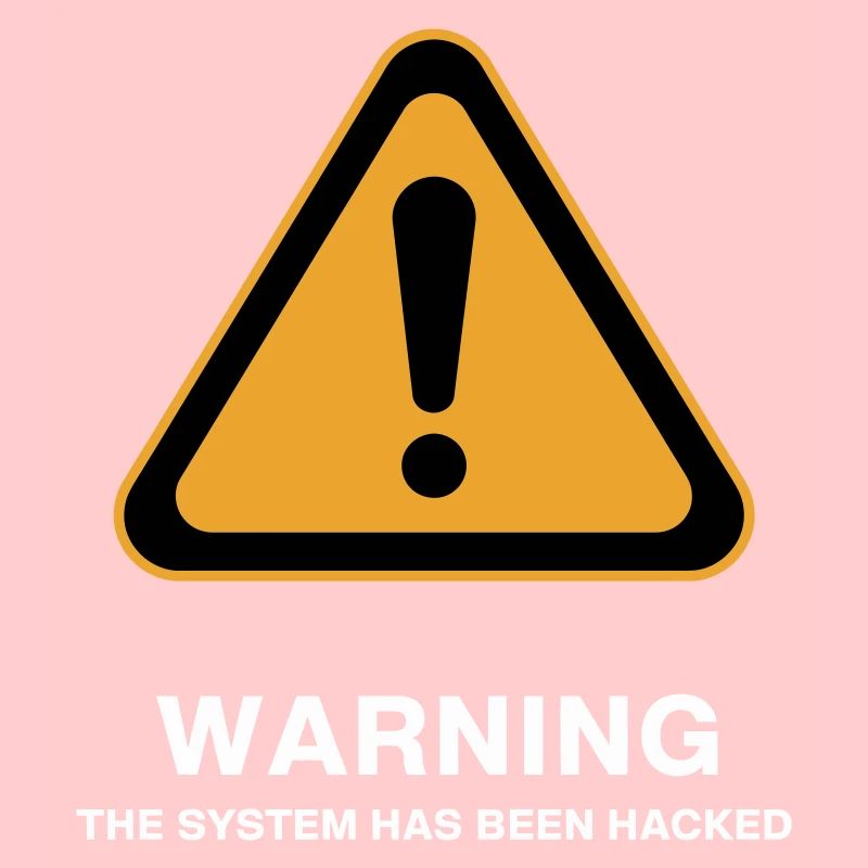 Hacked System Warning Icon