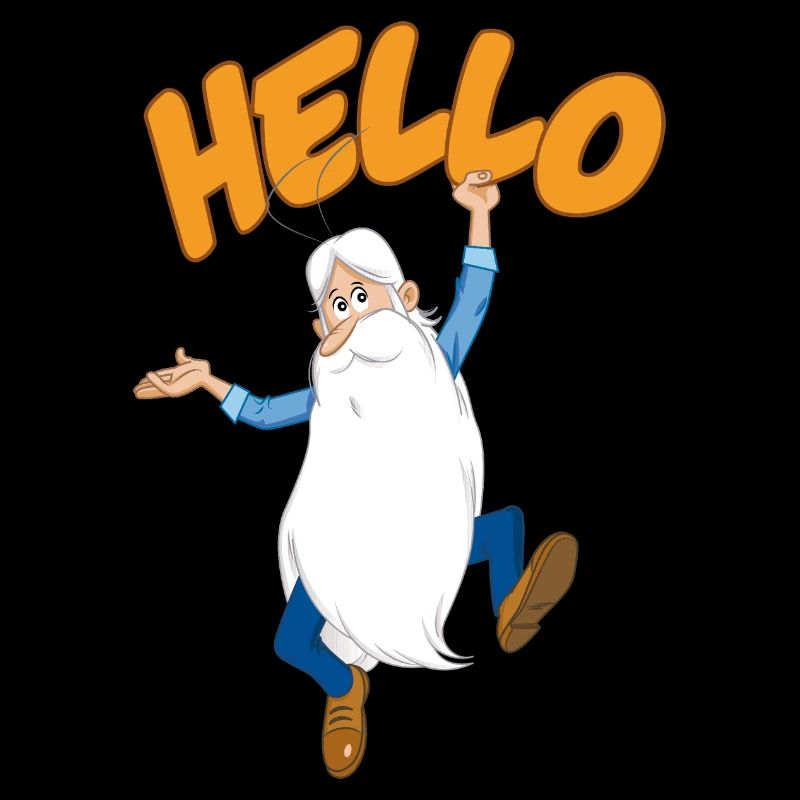 Hello Maestro avec lettrage Hello