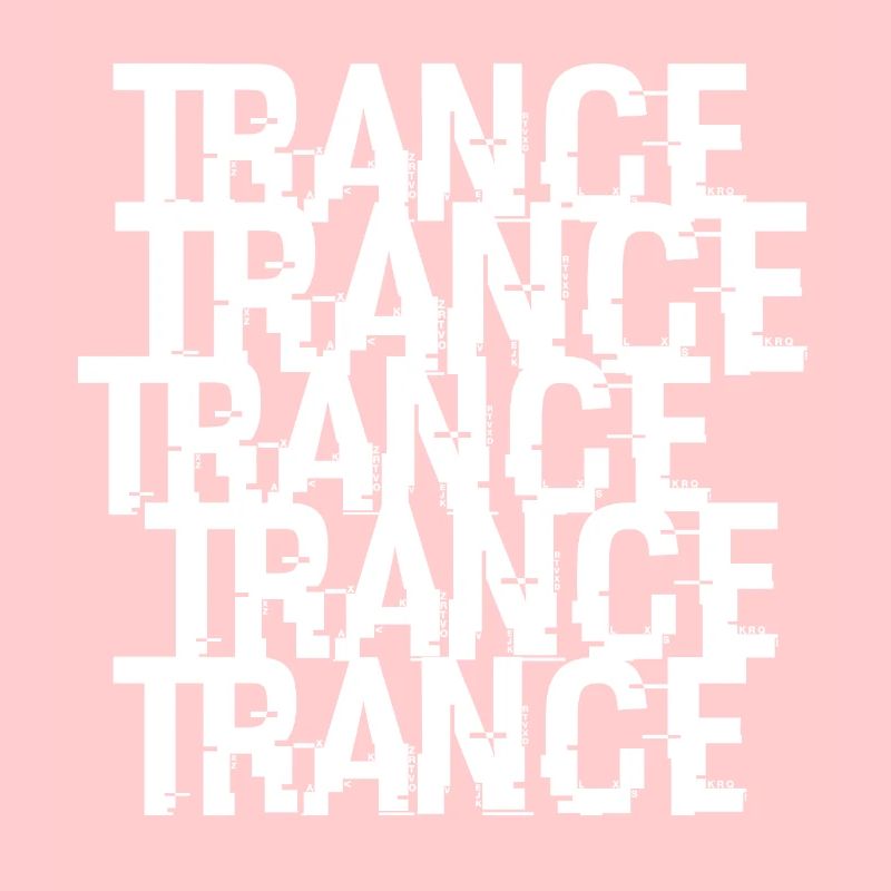 Trance-Typographisches Muster