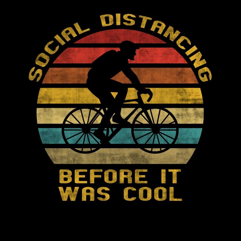 Retro Vélo de course Social Distance Before It Was Cool