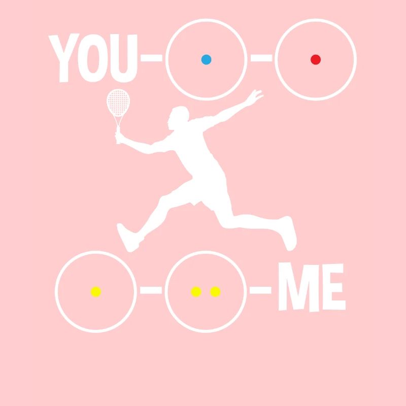 Squash Player Squashing Squashball You and Me