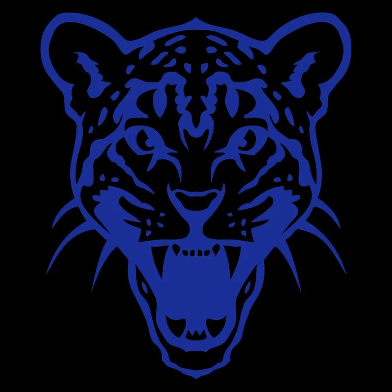 leopards gueule ouverte