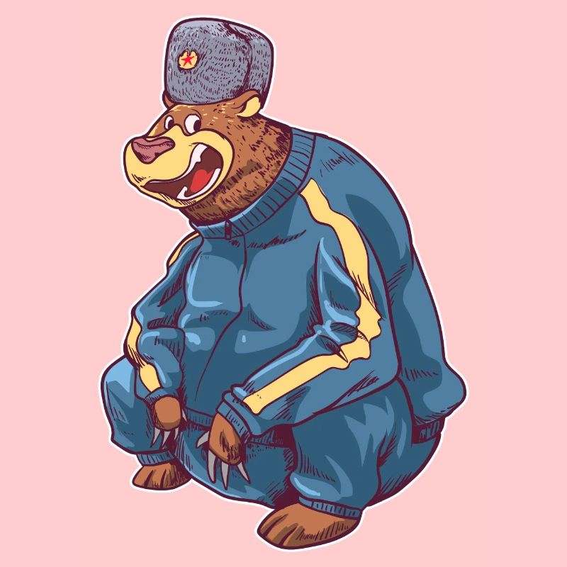 Bear makes the Russian stool gift for a