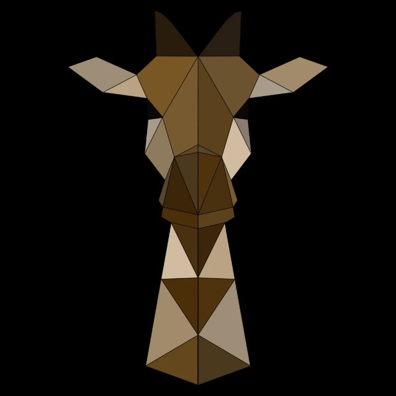 Giraffe geometrisch