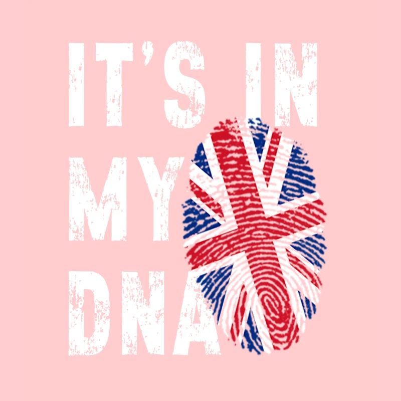 C’EST DANS MON ADN Drapeau britannique Angleterre Royaume-Uni Grande-Bretagne