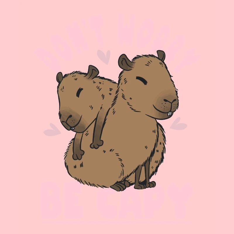 Capybara Don't Worry Be Capy Panama-Capybara