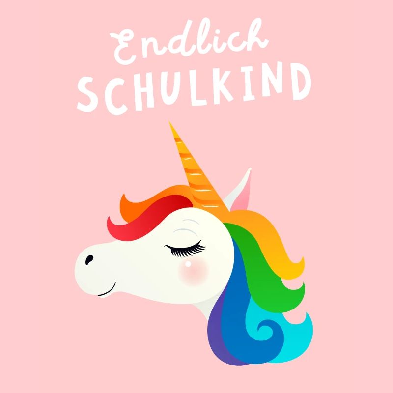 Endlich Schulkind Einhorn Einschulung