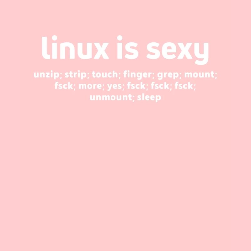 Linux Funny Commands Fsck Unmount Linux-Benutzer